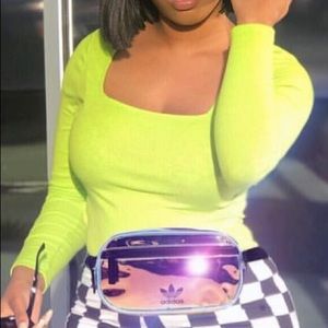 Neon green one piece